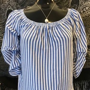 Striped Blue Soprano Blouse